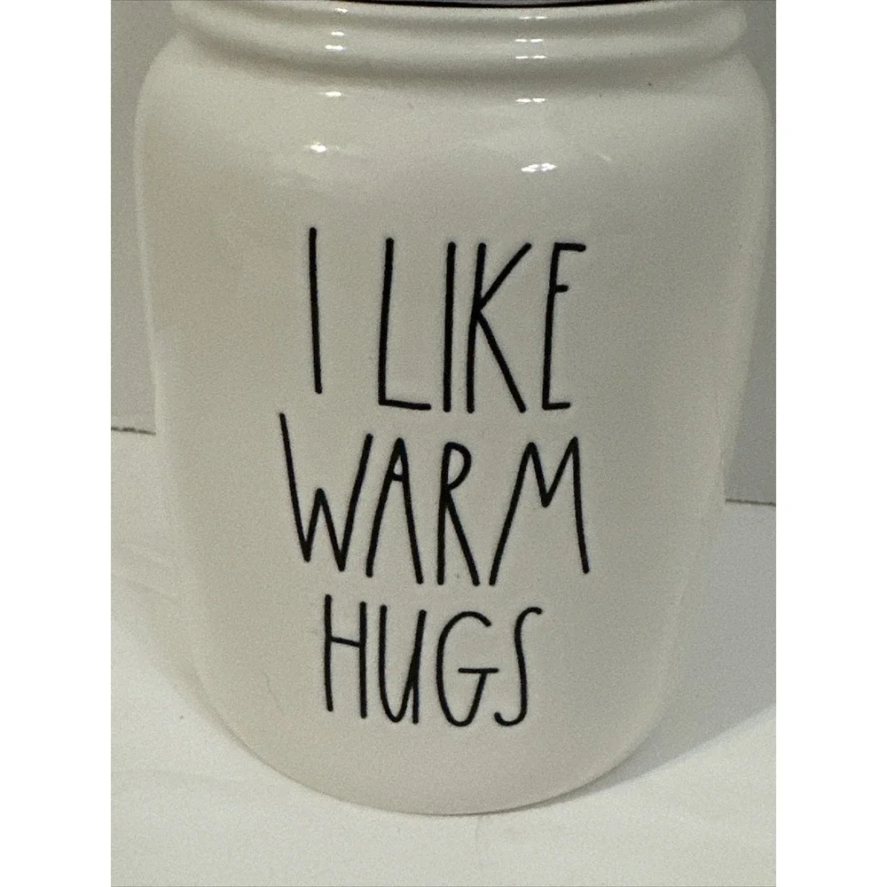 Rae Dunn Disney Frozen Olaf I Like Warm Hugs Ceramic Canister Cookie Jar White